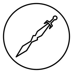 sword and shield icon