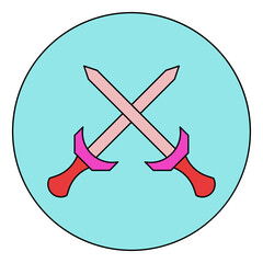 sword and shield icon