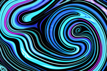 Neon Swirl