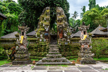 views of gunung kawi sebatu temple in gianyar regenci, bali