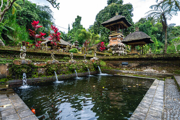 views of gunung kawi sebatu temple in gianyar regenci, bali