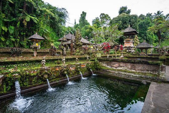 views of gunung kawi sebatu temple in gianyar regenci, bali