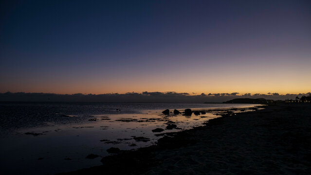 Sonnenuntergang in Grömitz an der Ostsee © Karsten Berlin 