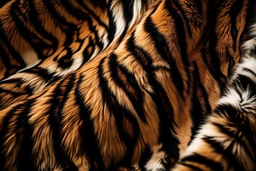 Tiger fur pattern background (Ai generated)