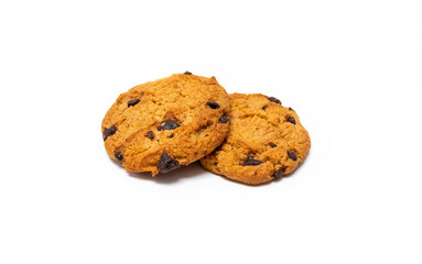 Cookies isolated on white background, after some edits.