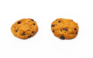 Cookies isolated on white background, after some edits.
