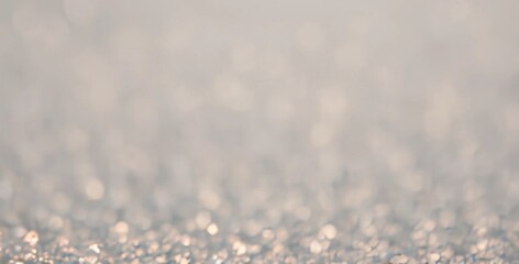 Obraz premium Glitter surface closeup defocus background grey shades. AI