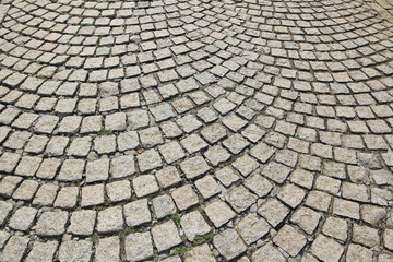 Gray Old Stone Road Surface -Seamless Texture.