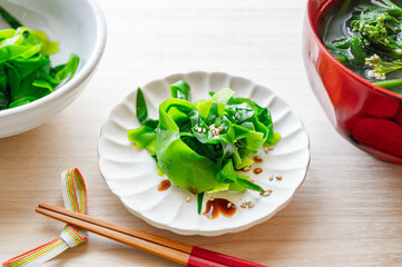 カンゾウナのおひたし