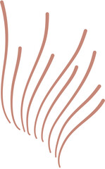 Abstract blotch shape. Liquid boho shape elements.