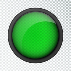 Realistic sniper sight thermal imager. Sniper scope with measurement thermal imager marks template. Sniper scope crosshairs view. Realistic vector optical sight.