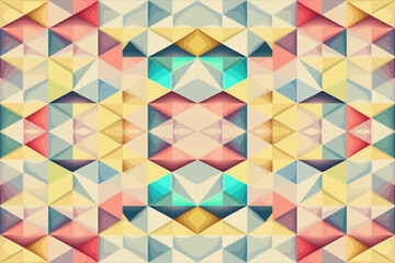 Fototapeta premium Geometric stripes pattern pastel background. Abstract graphic line modern elegant minimal retro style. Design for texture textile print art background wallpaper tile backdrop vector illustration.