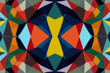 Obraz premium Geometric stripes pattern bright background. Abstract graphic line modern elegant minimal retro style. Design for texture textile print art background wallpaper tile backdrop vector illustration.