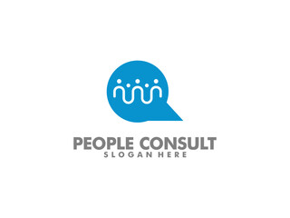 Consulting agency logo, Consult logo Template, Consult logo icon vector 