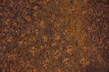 Old rusty steel plate texture background.