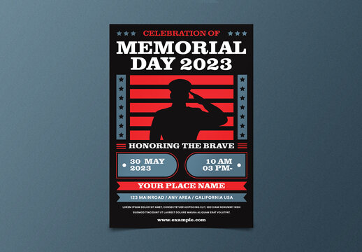 Memorial Day Flyer Layout