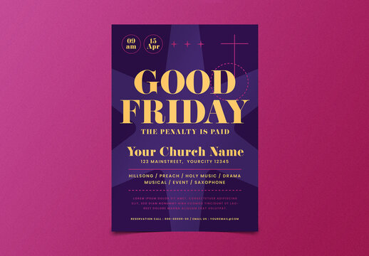 Good Friday Flyer Layout