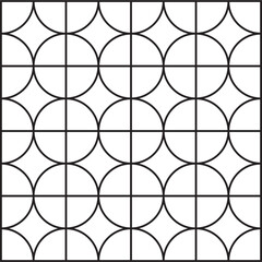 Simple Modern Geometric Pattern Vector
