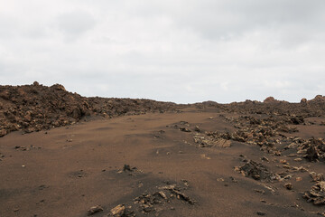 BEAUTIFUL LANDSCAPE OF A VOLCANIC ISLAND