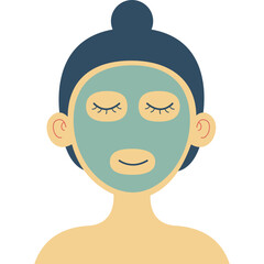 Facial Mask Illustration