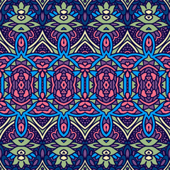 Trendy wallpaper. Fabric texture colorful. Creative layout. Fashion ethnic design.