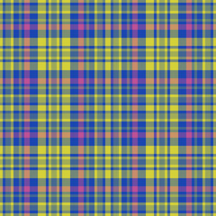 Pattern seamless background. Check textile texture. Tartan fabric plaid vector.