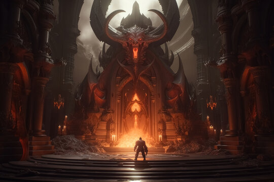 Hell is opening its gates created with generative AI technology.