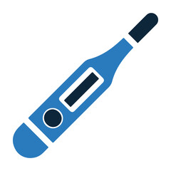 Digital thermometer, medical equipment, mercury thermometer, icon