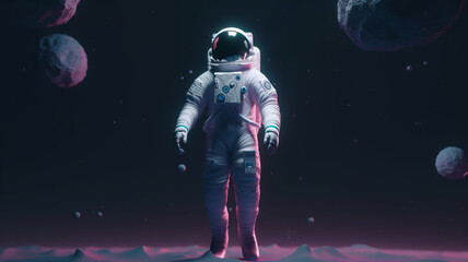 Fototapeta premium astronaut in space