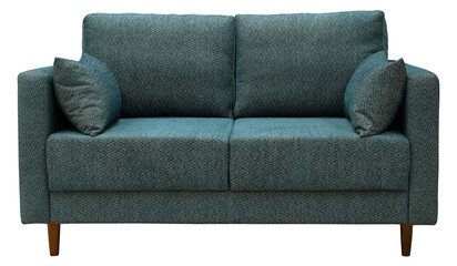 Sofa isolated on white background. Including clipping path