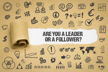 Are you a leader or a follower?	