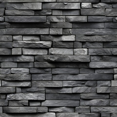 Seamless and tileable stone wall texture, high-quality digital image that can be repeated seamlessly without visible borders or seams. Realistic pattern for 2D or 3D design and architecture.