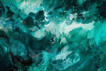 A close-up of some water Generative AI