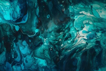 A close-up of some water Generative AI
