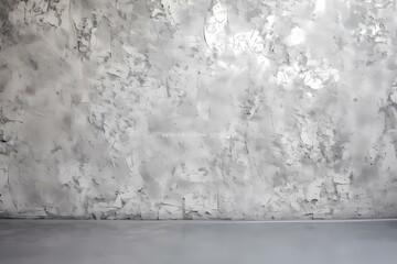 A white wall with a black border Generative AI