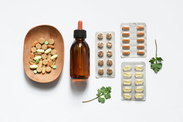 Arrangement of organic health care products