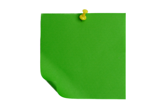 Green Sticky Note Transparent
