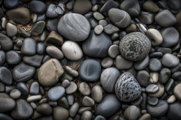 Fototapeta na wymiar Pebbles Background. Generative Ai.