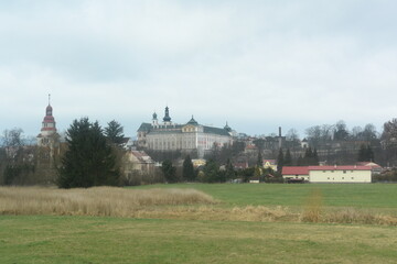 Zamek Gotycki w miejscowości Nachod, obecnie Pałac Renesansowy, Czechy, gród,  - obrazy, fototapety, plakaty