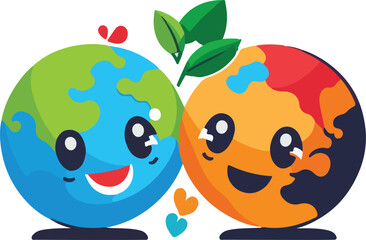 Fototapeta premium Amazing and Classy Earth Logos Amazing and classy Business Logo Save the Earth 