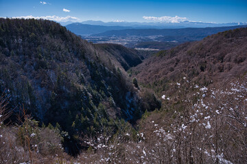 山, 風景, 空, 自然, 山, 雪, 雲, 景色, 冬, 全景, 日の出, 太陽, ヒル, 頂点, 低地, モーニング, かすみ, 旅行, 寒い, 青, 光景