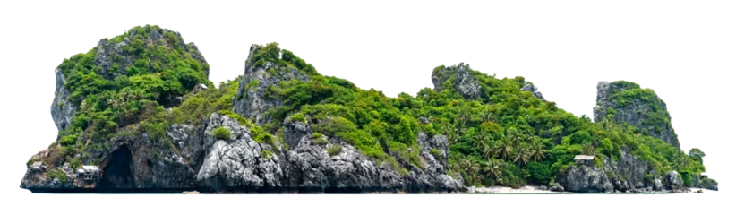 Gordijnen beautiful Island isolated © sirawut