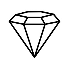 Diamonds icon isolate on transparent background.
