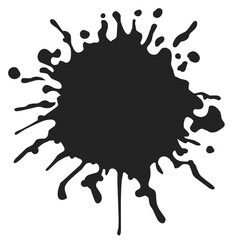 Vector illustration of ink splashes