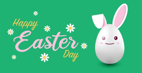 EASTER EGG - Happy Easter. Eggs. Background -Concept of Easter egg hunt