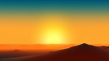 Fototapeta na wymiar sunrise background. generative AI