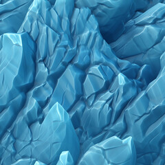 A close-up of ice texture seamless pattern. Iced ground seamless texture. seamless texture for game design.