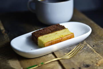 Mandarin Layer Sponge Cake - a popular Indonesian cake