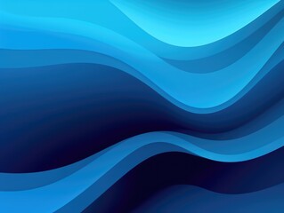 Fototapeta premium Blue waves abstract background, liquid art pattern. Generative AI