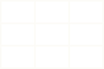 Picture collage with 9 windows, frames in white
